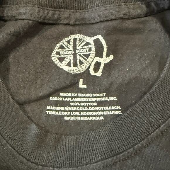 Travis Scott O2 Arena Live Union Jack London Exclusive Concert Tee*NEW*SIZE L - Picture 5 of 5